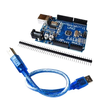 ShenZhenMaker high quality UNO R3 MEGA328P CH340G for Arduino Compatible With USB CABLE
ShenZhenMaker high quality UNO R3 MEGA328P CH340G for Arduino Compatible With USB CABLE