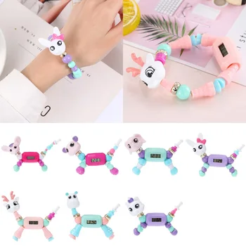 2020 New DIY Beaded Cartoon Animal Variety Children's Educational Watch Toy 
2020 New DIY Beaded Cartoon Animal Variety Children's Educational Watch Toy