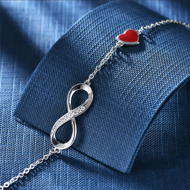 LByzHan – Bracelet réglable en argent authentique pour femmes, bijou tendance, 8 mots, cadeau, CMB81 4