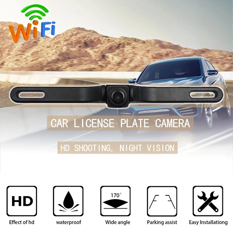 Reversing Camera WIFI Car Back Up Camera Night Vision 150 Degree Wide Viewing Angle License Universal Android Car Rear Camera
Reversing Camera WIFI Car Back Up Camera Night Vision 150 Degree Wide Viewing Angle License Universal Android Car Rear Camera