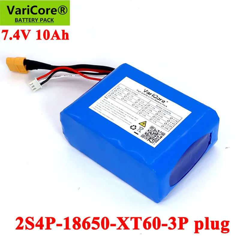 VariCore 7 4 V 12.0Ah 8.0Ah 10Ah 18650 Литий Батарея 8 Перезаряжаемые батареи 10C 100A разряда для