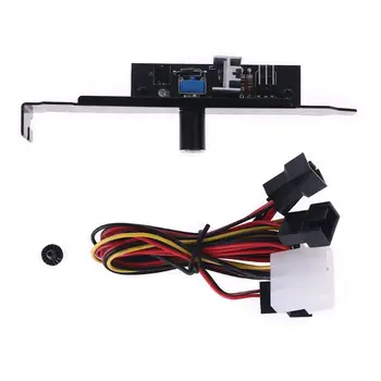 3 Channels Fan Hub 1 Knob Cooling Fan Speed Controller for Cpu Case Hdd Vga Pwm Fan Pci Bracket Power By 12V Fan Control
3 Channels Fan Hub 1 Knob Cooling Fan Speed Controller for Cpu Case Hdd Vga Pwm Fan Pci Bracket Power By 12V Fan Control
