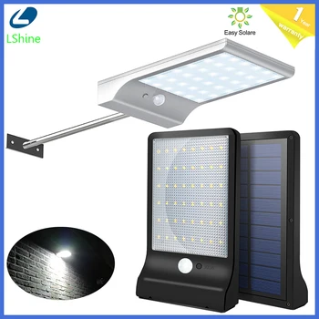 2Pc 4W 450Lm 36 LED Solar Light Three Modes Black White IP65 Outdoor Garden Wall Fence Lamp With Mounting Pole Or Not For Garden
2Pc 4W 450Lm 36 LED Solar Light Three Modes Black White IP65 Outdoor Garden Wall Fence Lamp With Mounting Pole Or Not For Garden