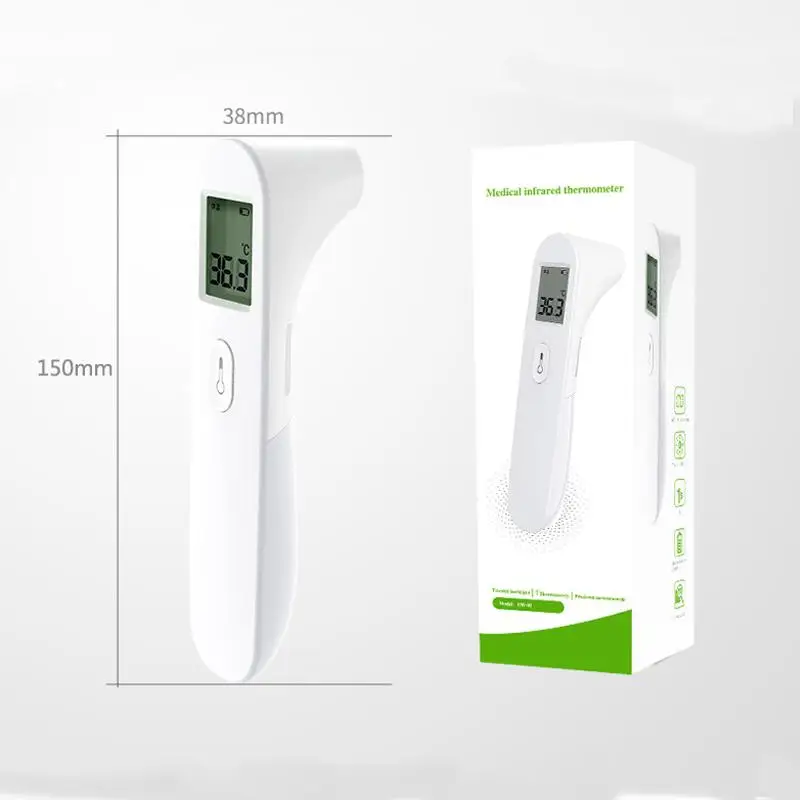 Digital IR Infrared Thermometer Non-contact Forehead Body Surface Temperature instruments for Adult Kids
Digital IR Infrared Thermometer Non-contact Forehead Body Surface Temperature instruments for Adult Kids