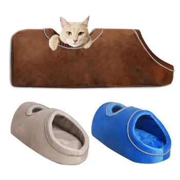 Pet Bed Cat Dog Warm Soft Cuddling Bed Foldable Comfy Pet Tent House Double Hole Cat Litter Winter Detachable Plush Cat Dog Bed 
Pet Bed Cat Dog Warm Soft Cuddling Bed Foldable Comfy Pet Tent House Double Hole Cat Litter Winter Detachable Plush Cat Dog Bed