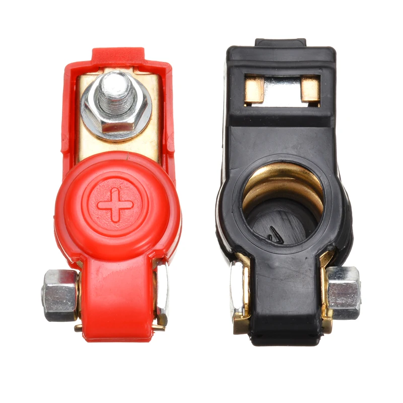 

1Pair/2pcs Positive+Nagative Car Quick Release Battery Terminal Clamp Clip Connector Adjustable Battery Terminals Clamps