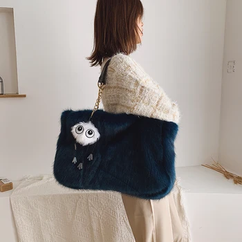 Designer Tote Bags for Women Fashion 2019 Luxury Large Capacity Fur Shoulder Bags Ladies Handbag Big Sac A Main Femme Black 
Designer Tote Bags for Women Fashion 2019 Luxury Large Capacity Fur Shoulder Bags Ladies Handbag Big Sac A Main Femme Black