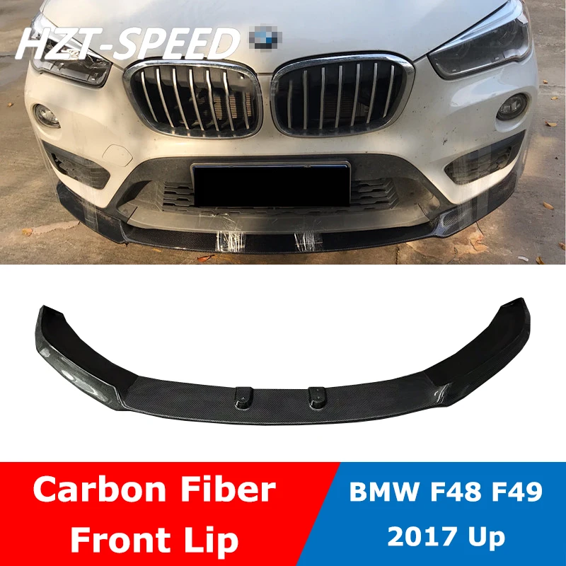 F48 Car Body Kit Carbon Fiber Front Diffuser Bumper Lip Spoiler For BMW X1 Series F49 Modify 2017 Up 
F48 Car Body Kit Carbon Fiber Front Diffuser Bumper Lip Spoiler For BMW X1 Series F49 Modify 2017 Up