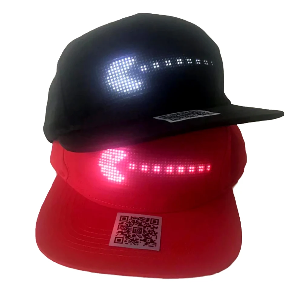 Hip Hop Hats APP Controlled Bluetooth LED Hat Programmable Credit Roll Message Display Board Baseball Cap New M7
Hip Hop Hats APP Controlled Bluetooth LED Hat Programmable Credit Roll Message Display Board Baseball Cap New M7