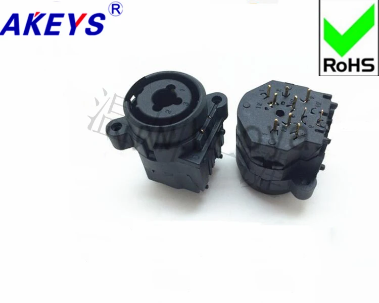 3PCS XJ-001HT-10 Audio Dual-purpose Socket XLR Audio Combination Socket Canon Combination Socket
3PCS XJ-001HT-10 Audio Dual-purpose Socket XLR Audio Combination Socket Canon Combination Socket