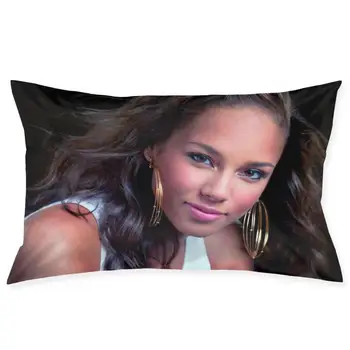 Alicia Keys Fashionable pillowcase and rectangular decorative pillowcase 20 "x30"
Alicia Keys Fashionable pillowcase and rectangular decorative pillowcase 20 "x30"