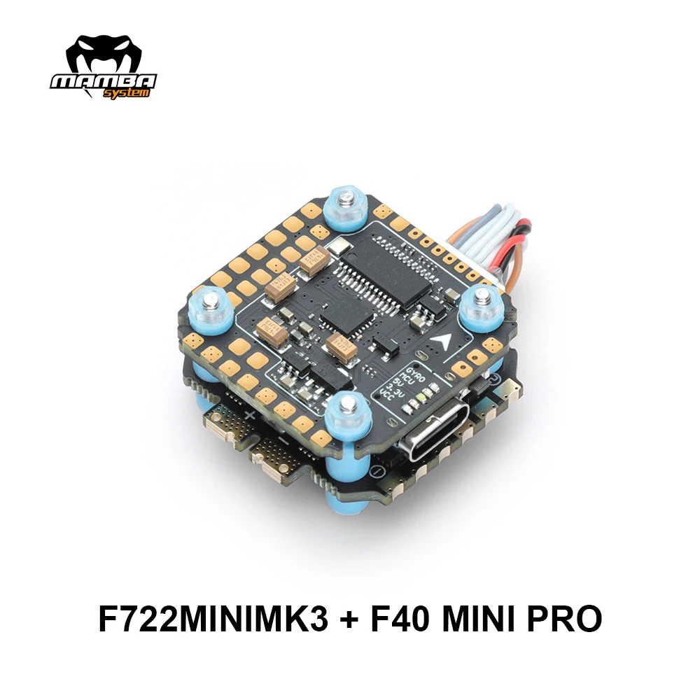 Контроллер полета Diatone MAMBA Basic F722 MINI MK3 40A 6S 32 бит стекловый F7 FC ESC электронный