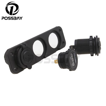 

POSSBAY 3.1A 12V USB Charger Voltmeter Universal Car Motor Cigarette Lighter Socket RV For GPS Mobile Phones Digital Devices