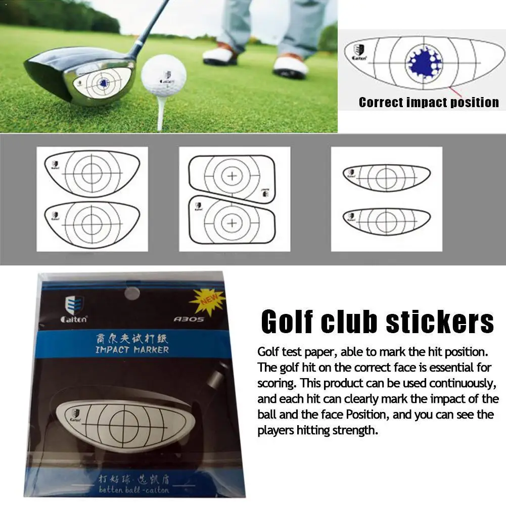 Golf Impact Tape Bal Raken Board Combo Recorder Club Labels For Swing Practice Kit Stickers B8O0
Golf Impact Tape Bal Raken Board Combo Recorder Club Labels For Swing Practice Kit Stickers B8O0