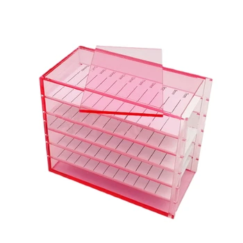 5 Layers Lash Boxes Transparent Eyelash Extension Storage Box Acrylic Lash Pallet Holder Case Grafting Eyelash Display
5 Layers Lash Boxes Transparent Eyelash Extension Storage Box Acrylic Lash Pallet Holder Case Grafting Eyelash Display