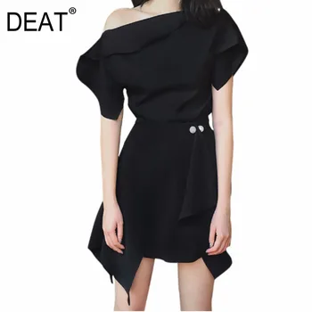 DEAT 2020 spring New Fashion Trend Clothing Off-the-shoulder Sexy Slim Mini Length Dress Pearl Patchwork Two Sets WI200
DEAT 2020 spring New Fashion Trend Clothing Off-the-shoulder Sexy Slim Mini Length Dress Pearl Patchwork Two Sets WI200