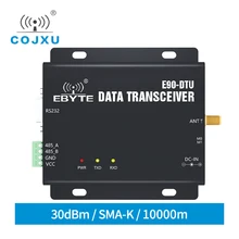 COJXU E90-DTU(900SL30) SX1262 Lora RS232 RS485 900Mhz 30dBm 10Km Range 0.3k~62.5kbps Wireless Lora Modem
COJXU E90-DTU(900SL30) SX1262 Lora RS232 RS485 900Mhz 30dBm 10Km Range 0.3k~62.5kbps Wireless Lora Modem