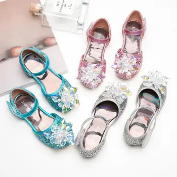 JY Children girl Crystal Glass flower Rhinestone Girls Flat Shoes Party Princess Shoes half sandals 24-35 3colors V8-23 GZX04
JY Children girl Crystal Glass flower Rhinestone Girls Flat Shoes Party Princess Shoes half sandals 24-35 3colors V8-23 GZX04