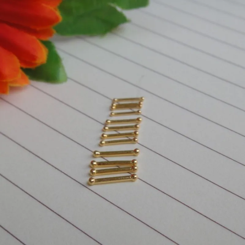 1 Pair of Earrings Pure 24k Yellow Gold Luck Mini Stick Stud Earrings 89mmL 0.2g
1 Pair of Earrings Pure 24k Yellow Gold Luck Mini Stick Stud Earrings 89mmL 0.2g