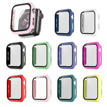 Screen Protector Cover For Apple Watch 4/5/6 Generation Protective Case Cover PC Tempered Film Integrated Protective Shell TXTB1
Screen Protector Cover For Apple Watch 4/5/6 Generation Protective Case Cover PC Tempered Film Integrated Protective Shell TXTB1