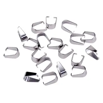 20Pcs 8mm 304 Stainless Steel Pinch Bails Dangle Charms Jewelry Pendent Bails
20Pcs 8mm 304 Stainless Steel Pinch Bails Dangle Charms Jewelry Pendent Bails