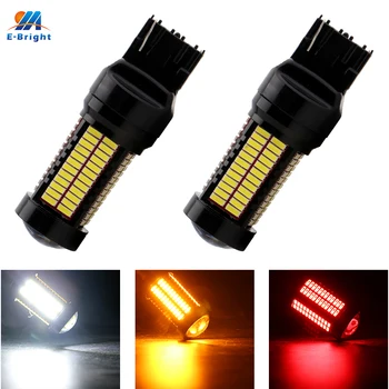 YM E-Bright 2PCS Car Styling 7440 w21w 7443 w21/5w 4014 106 SMD Led Turn Signal Brake Tail Lights 12V White Amber Red Automobile
YM E-Bright 2PCS Car Styling 7440 w21w 7443 w21/5w 4014 106 SMD Led Turn Signal Brake Tail Lights 12V White Amber Red Automobile