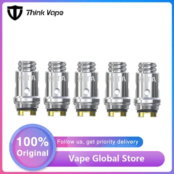 Original ThinkVape ZETA Replacement Coil with 0.2ohm Mesh Coil/0.5ohm Mesh Coil/1.0ohm Regular DC Coil for ThinkVape ZETA Kit
Original ThinkVape ZETA Replacement Coil with 0.2ohm Mesh Coil/0.5ohm Mesh Coil/1.0ohm Regular DC Coil for ThinkVape ZETA Kit