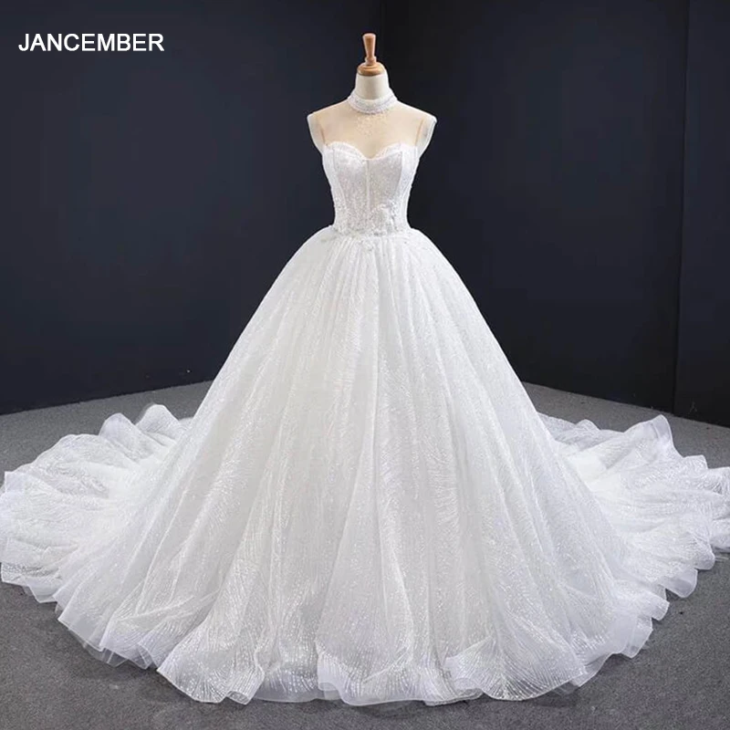RSM67062 White Sexy Lace Transparent Sweetheart Collar Wedding Dress Bridal Beading Pearl Sequined Shiny Backless Trailing Dress
RSM67062 White Sexy Lace Transparent Sweetheart Collar Wedding Dress Bridal Beading Pearl Sequined Shiny Backless Trailing Dress