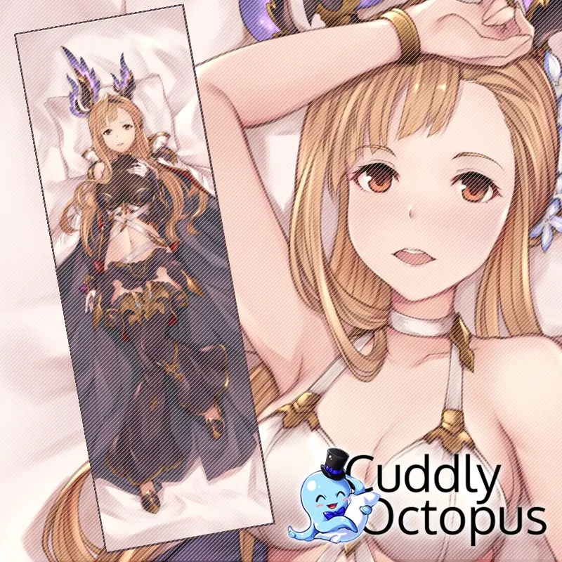 

Anime Song Granblue Fantasy Dakimakura Hugging Body 2WAY Pillow Case Cover Japanese Pillowcase Cushion Bedding Xmas Gifts Cud