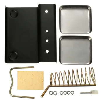 Double Metal Base Soldering Iron Gun Holder Stand Mount Support Station + Sponge Cast Iron 11.7 x 9.5 x 2cm
Double Metal Base Soldering Iron Gun Holder Stand Mount Support Station + Sponge Cast Iron 11.7 x 9.5 x 2cm
