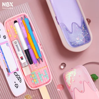 NBX DIY Assembled Pencil Case Quicksand Student Stationery Box Newmebox Cute Multifunctional Pen Bag twinkle star For Girls Boys
NBX DIY Assembled Pencil Case Quicksand Student Stationery Box Newmebox Cute Multifunctional Pen Bag twinkle star For Girls Boys