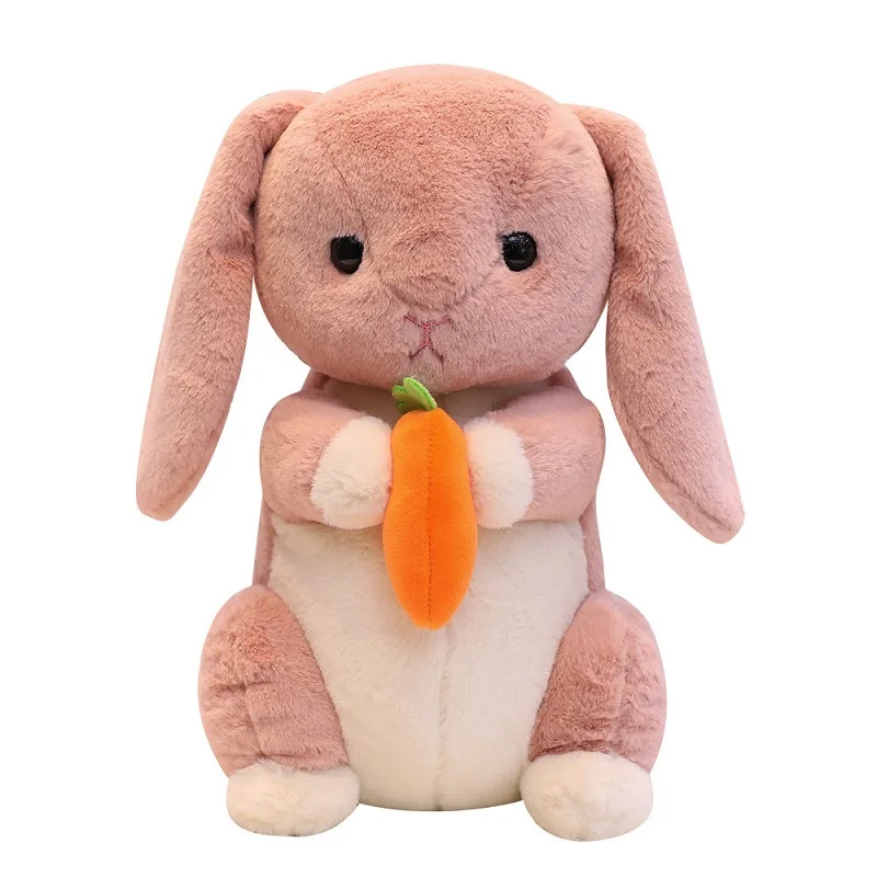 Dropshipping Soft Cartoon Cute Cuddly Big Head Holding Radish Rabbit Doll PlushToy Cute Children Pillow Anime Plush Toys for Kid
Dropshipping Soft Cartoon Cute Cuddly Big Head Holding Radish Rabbit Doll PlushToy Cute Children Pillow Anime Plush Toys for Kid