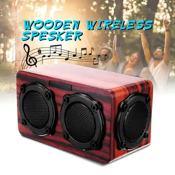 Wireless Wooden bluetooth4.2 Speaker Dual CH Subwoofer Stereo Hi-Fi FM Radio Portable Outdoor Londspeakers Bass Music Player
Wireless Wooden bluetooth4.2 Speaker Dual CH Subwoofer Stereo Hi-Fi FM Radio Portable Outdoor Londspeakers Bass Music Player