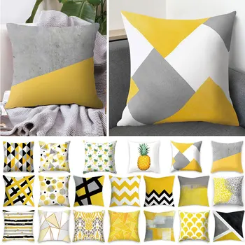 45×45cm Home Textile Simple Yellow Striped Geometric Throw Cushion Pillow Printing Cushion Bedroom Office
45×45cm Home Textile Simple Yellow Striped Geometric Throw Cushion Pillow Printing Cushion Bedroom Office
