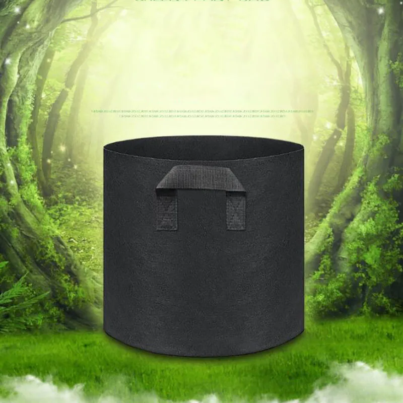 2 5 10 15 200 gallon Grow Bags garden plant growing tree pots planter fabric large Planting home Vegetable strawberry jardin