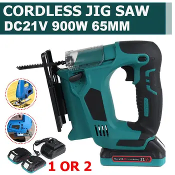 900W Cordless Jig Saw Electric Jigsaw Metal Blade Portable with Batteries Metal Woodworking Power Tool 4 Adjustable Angles 21VF
900W Cordless Jig Saw Electric Jigsaw Metal Blade Portable with Batteries Metal Woodworking Power Tool 4 Adjustable Angles 21VF