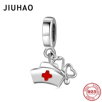Medical Nurse hat beautiful pendants 925 Silver pendants charms for jewelry Fit Original Designer Charms Bracelets making
Medical Nurse hat beautiful pendants 925 Silver pendants charms for jewelry Fit Original Designer Charms Bracelets making