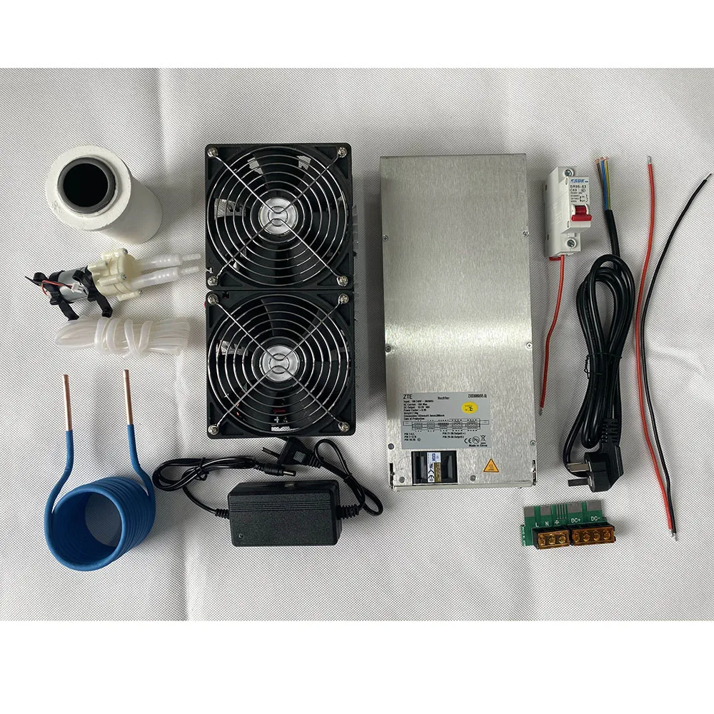 2500W ZVS Induction Heater Induction Heating PCB Board Heating Machine Melted Metal + Coil Mayitr+ Crucible+Pump+Power Supply
2500W ZVS Induction Heater Induction Heating PCB Board Heating Machine Melted Metal + Coil Mayitr+ Crucible+Pump+Power Supply