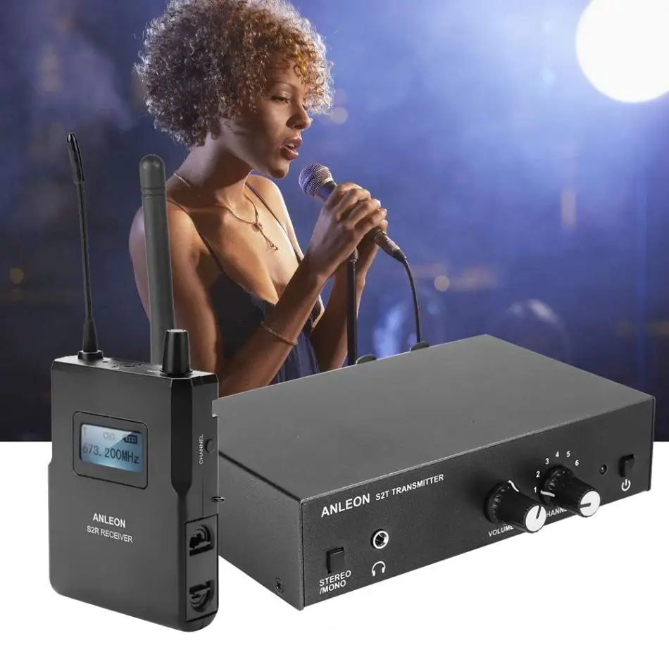 For ANLEON S2 UHF Stereo Wireless Monitor System 670-680MHZ 100-240V Professional Digital Stage In-Ear Monitor System
For ANLEON S2 UHF Stereo Wireless Monitor System 670-680MHZ 100-240V Professional Digital Stage In-Ear Monitor System