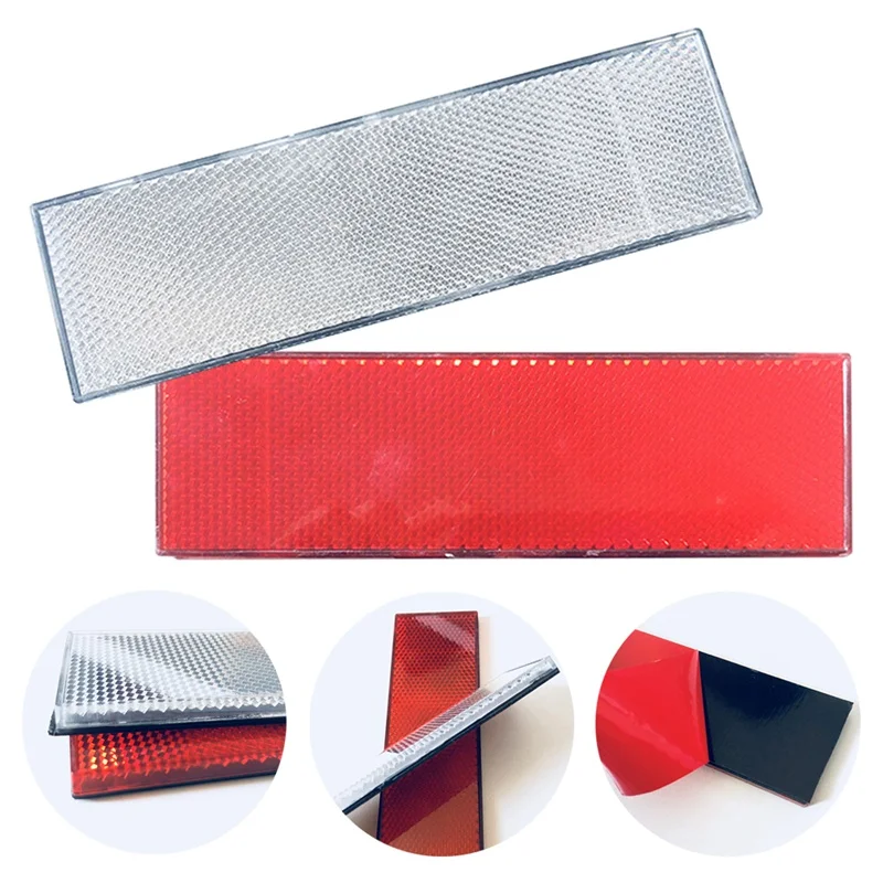 Car Truck Bumper Safety Warning Reflective Strip Night Driving Secure Reflector Sticker Decals Auto Exterior Accessories 1Pair
Car Truck Bumper Safety Warning Reflective Strip Night Driving Secure Reflector Sticker Decals Auto Exterior Accessories 1Pair