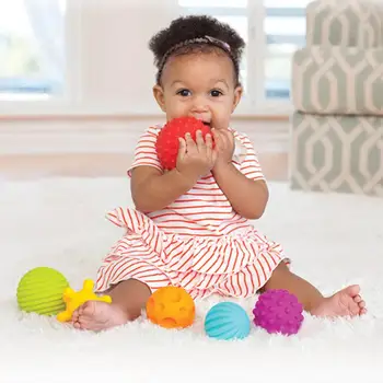 4/6Pcs Children Baby Colorful Hand Catch Ball Touch Massage Outdoor Indoor Toy train the grasping and reaction capability 
4/6Pcs Children Baby Colorful Hand Catch Ball Touch Massage Outdoor Indoor Toy train the grasping and reaction capability