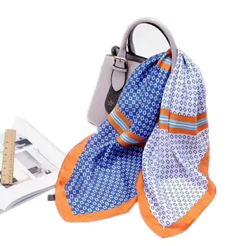 70*70cm Square Silk Hair Tie Band Scarf New Elegant Women Head Skinny Hair Tie Band Small Handkerchief Bandana Scarf Bag Strap 
70*70cm Square Silk Hair Tie Band Scarf New Elegant Women Head Skinny Hair Tie Band Small Handkerchief Bandana Scarf Bag Strap