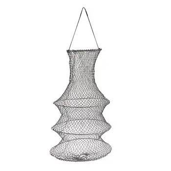3 Layers Fishing Fyke Net Cage Utility Folding Fishing Net Portable Stake Small Mesh Net Durable Rust And Corrosion Resistant
3 Layers Fishing Fyke Net Cage Utility Folding Fishing Net Portable Stake Small Mesh Net Durable Rust And Corrosion Resistant