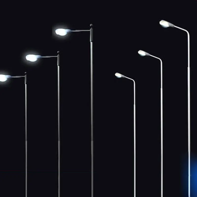 10 PCS 1/ 75 1/150 N Scale Train Light Model Sand Table Building Grass Outdoor Single Metal Street Light Scene Accessories 
10 PCS 1/ 75 1/150 N Scale Train Light Model Sand Table Building Grass Outdoor Single Metal Street Light Scene Accessories