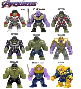 20pcs Building Blocks Movie 4 Endgame Big Size Models Hulk Korg Thanos Collection Action Bricks Figure Toys For kid Gift KF1122
20pcs Building Blocks Movie 4 Endgame Big Size Models Hulk Korg Thanos Collection Action Bricks Figure Toys For kid Gift KF1122