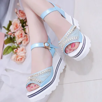 1 Pair Women Platform Wedge Heel Shoes Sandals Waterproof for Summer Beach Party ENA88
1 Pair Women Platform Wedge Heel Shoes Sandals Waterproof for Summer Beach Party ENA88