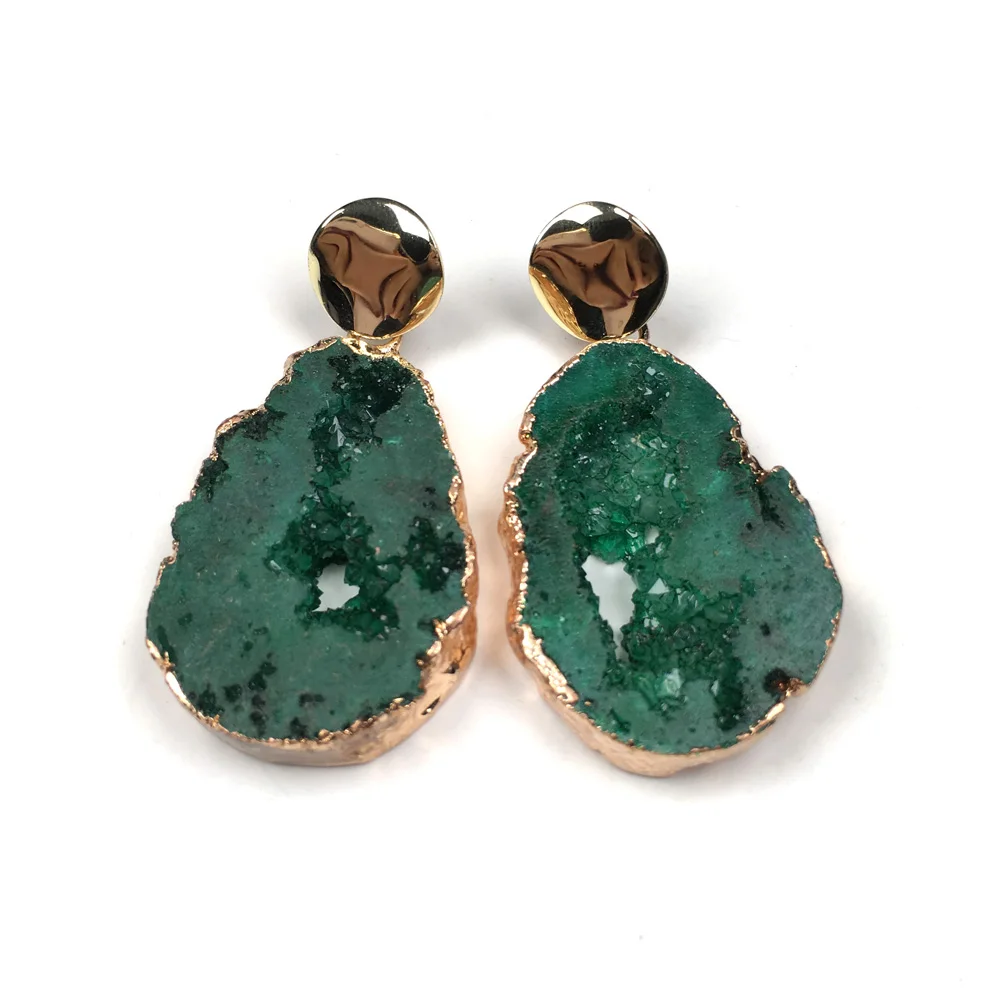 2019 wholesale New Women Earrings Stud Jewelry Multicolor Handmade Nature Stone Drop-shaped Quartz Stone Earring 020
2019 wholesale New Women Earrings Stud Jewelry Multicolor Handmade Nature Stone Drop-shaped Quartz Stone Earring 020