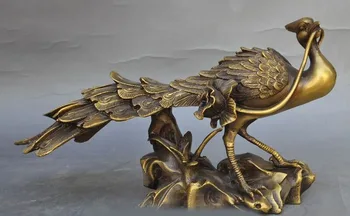 wedding decoration 11" Art chinese bronze copper animal phoenix bird auspicious statue Sculpture
wedding decoration 11" Art chinese bronze copper animal phoenix bird auspicious statue Sculpture