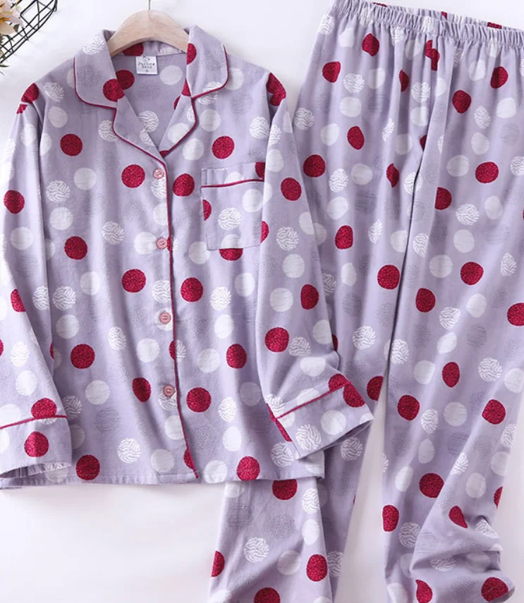 Voplidia Flamingo Women's Cotton pajamas Set Casual Fall Spring Stitch Sleepwear with Leaves Loose Women Nightwear Home Clothes
Voplidia Flamingo Women's Cotton pajamas Set Casual Fall Spring Stitch Sleepwear with Leaves Loose Women Nightwear Home Clothes