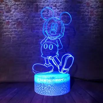 Mickey Mouse Anime Figma Model 3D Illusion LED Desk Nightlight Colorful Changing Light Mickey Anime Figure Toys Party
Mickey Mouse Anime Figma Model 3D Illusion LED Desk Nightlight Colorful Changing Light Mickey Anime Figure Toys Party